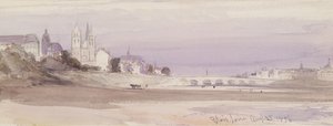 Blois aan de Loire, 1856 door William Callow